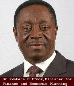 Dr Kwabena Duffuor, Minister for Finance and Economic Planning.