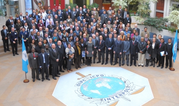 Vue d'ensemble des representants des pays membres de INTERPOL