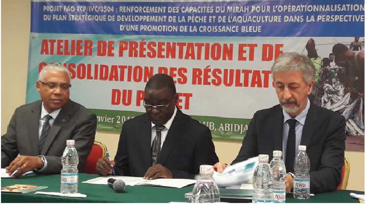 Cote d’Ivoire : Towards an operationnalisation of the Strategic Plan for Fisheries and Aquaculture  Developpement  in order to promote Blue Growth  in Cote d’Ivoire