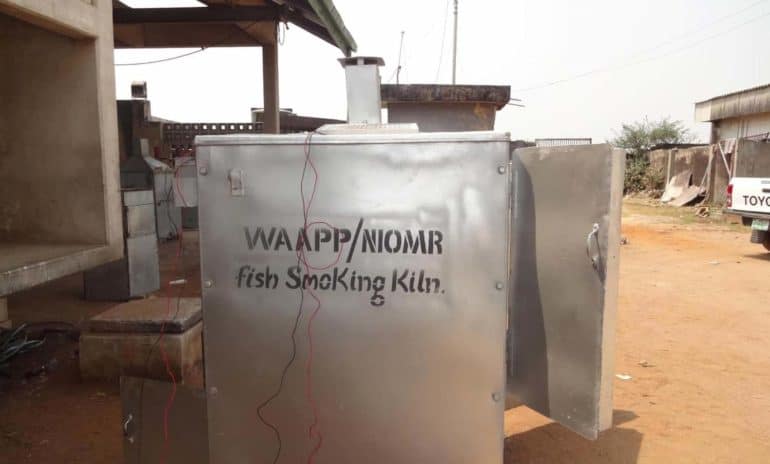 Nigeria, fish smoking device
