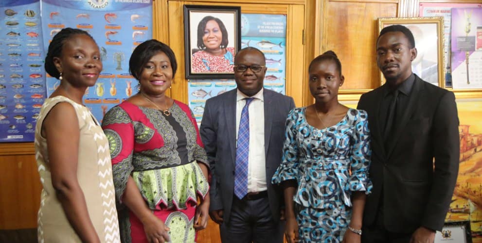 FCWC Secretariat Team makes courtesy call on Ghana’s Minister for Fisheries