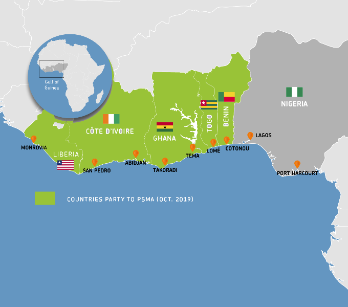 La Côte d'Ivoire devient partie à l'Accord sur les Mesures du Ressort de l'Etat du Port.