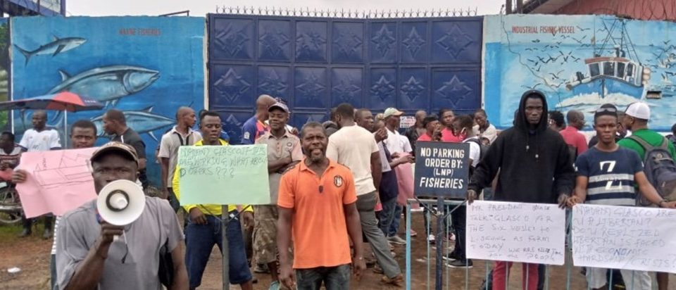 Liberia NaFAA Protesters