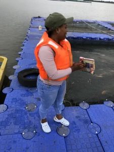 The Nigerian Institute for Oceanography and Marine Research (NIOMR) is particularly keen to promote net pen aquaculture © Funke Olatunde