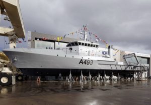 The Nigerian Navy's new hydrographic survey vessel NNS Lana.