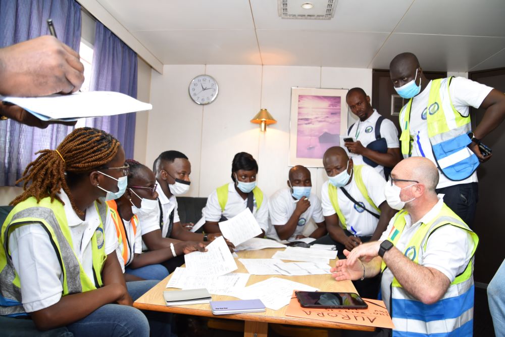 Working Session - WATF Supports Reefer Vessel Inspections in Abidjan