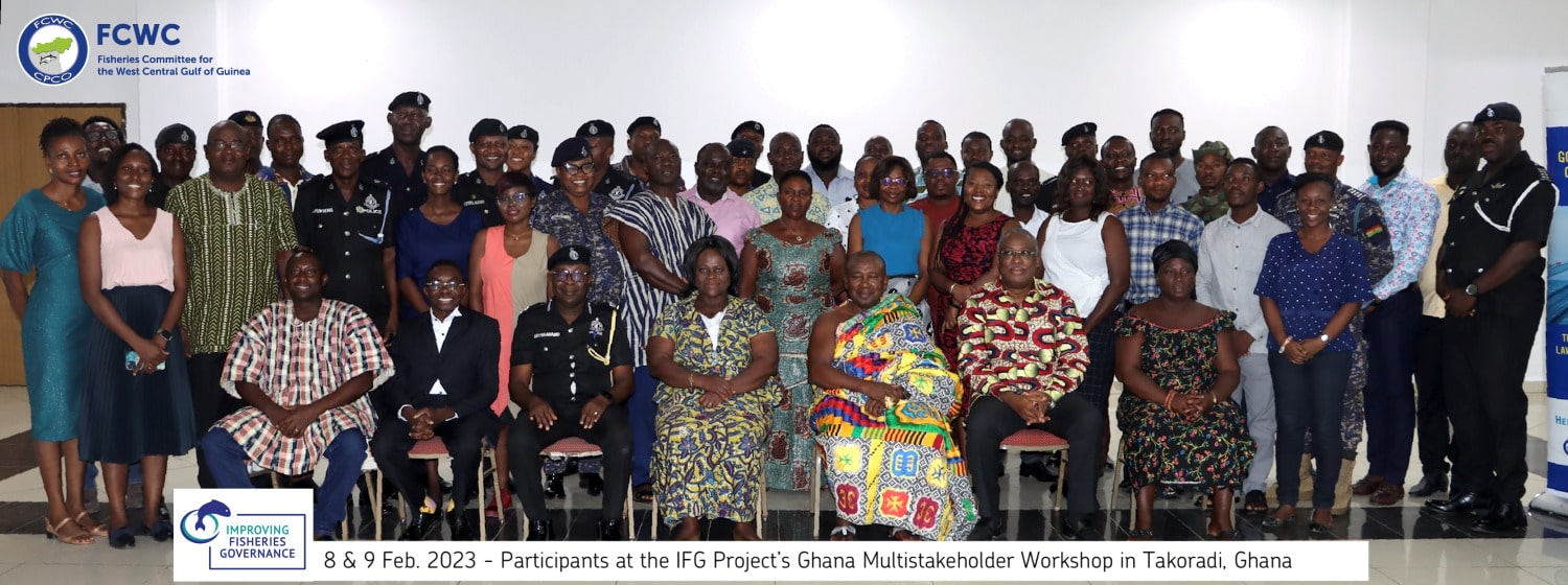 Le CPCO a Participé à un Atelier Multipartite au Ghana Portant sur la Procédure de Poursuite de la Pêche INN