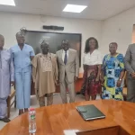 Group photo - FCWC Secretary-General Dr. Antoine Gaston Djihinto Pays Official Visit to Benin