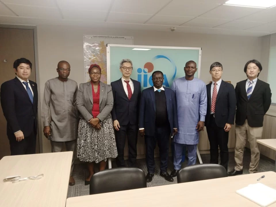 Working-visit with JICA and director of agriculture CI
