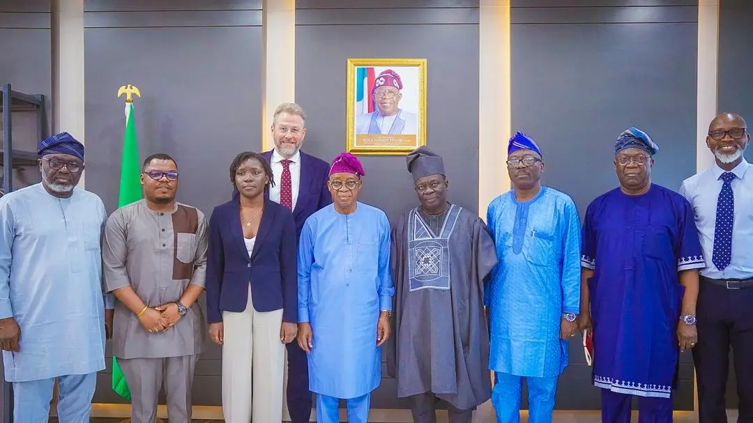 Group photo of FCWC Delegation Courtesy Visit to Nigeria’s Minister of Marine & Blue Economy